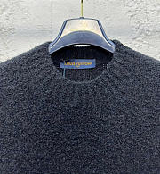 Louis Vuitton LV Intarsia Crewneck Navy 1A96KI - 6