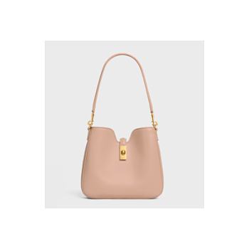 CEILINE SMALL CAMILLE 16 SOFT BAG IN SMOOTH CALFSKIN SOFT PEACH 120693FX9.03PH  9.7 x 8.5 x 2 IN 