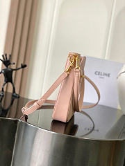 CEILINE SMALL CAMILLE 16 SOFT BAG IN SMOOTH CALFSKIN SOFT PEACH 120693FX9.03PH  9.7 x 8.5 x 2 IN  - 5