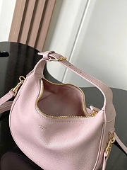 CEILINE Teen Celine Lulu IN Grained calfskin Bleached Pink 120723ENY.25BD 8.3 x 9.4 x 2 IN  - 4