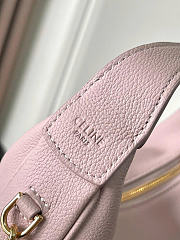 CEILINE Teen Celine Lulu IN Grained calfskin Bleached Pink 120723ENY.25BD 8.3 x 9.4 x 2 IN  - 3