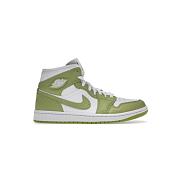 Air Jordan 1 Mid Green Python (Women's) DV2959-113 - 1