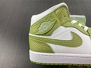 Air Jordan 1 Mid Green Python (Women's) DV2959-113 - 2