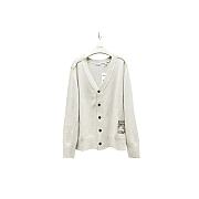 Burberry Check Label Wool Cardigan Nutmeg 81026901 - 1