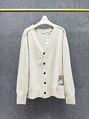 Burberry Check Label Wool Cardigan Nutmeg 81026901 - 6