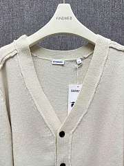 Burberry Check Label Wool Cardigan Nutmeg 81026901 - 3