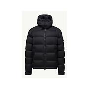 Moncler Montgenevre Hooded Wool Flannel Short Down Jacket J20911A5370054272 - 1