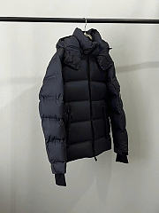 Moncler Montgenevre Hooded Wool Flannel Short Down Jacket J20911A5370054272 - 2