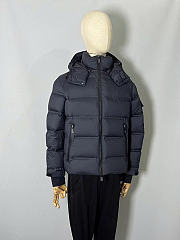 Moncler Montgenevre Hooded Wool Flannel Short Down Jacket J20911A5370054272 - 3