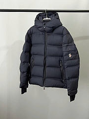 Moncler Montgenevre Hooded Wool Flannel Short Down Jacket J20911A5370054272 - 6