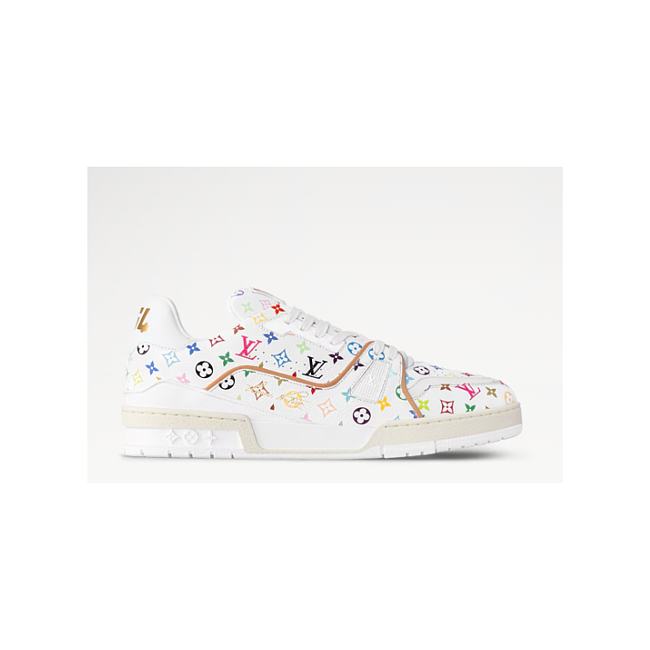 Louis Vuitton LV Trainer Takashi Murakami White 1AHEKG - 1
