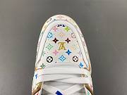 Louis Vuitton LV Trainer Takashi Murakami White 1AHEKG - 4