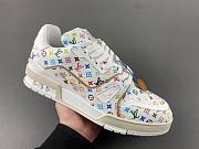 Louis Vuitton LV Trainer Takashi Murakami White 1AHEKG - 3