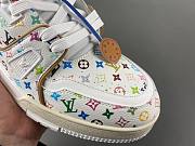 Louis Vuitton LV Trainer Takashi Murakami White 1AHEKG - 2