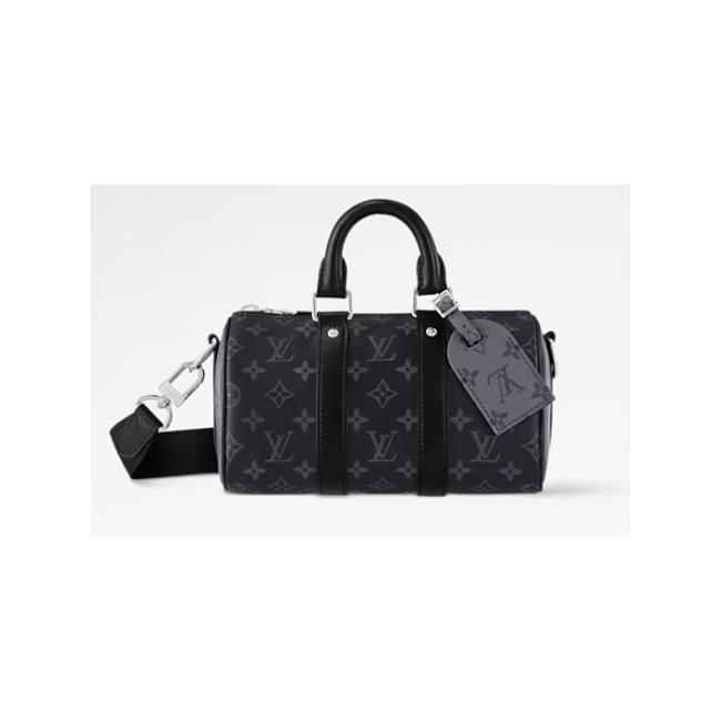 Louis Vuitton Keepall Bandoulière 25 Monogram Eclipse M46271 25 x 15 x 11 cm - 1