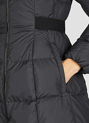 Moncler Faucon Long Down Coat Black 1C00019 54A81 999 - 6