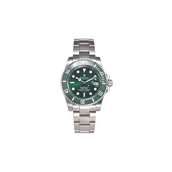 Rolex Steel Submariner Date The Hulk Green Dial 116610LV 40mm