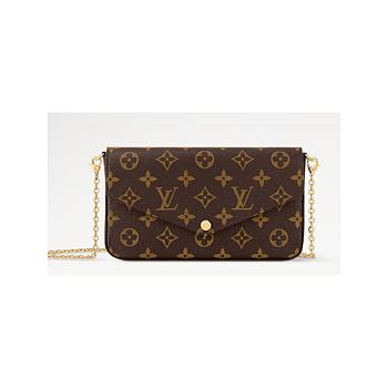 Louis Vuitton Pochette Félicie Monogram M81896 8.3 x 4.7 x 1.2 inches