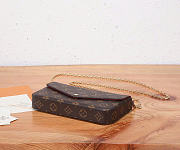 Louis Vuitton Pochette Félicie Monogram M81896 8.3 x 4.7 x 1.2 inches - 2