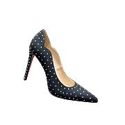 Christian Louboutin Rhinestone C8845-04B 10CM - 1