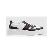 Gucci Men's chunky sneaker black and white leather 848317 AAE0H 1097 - 1