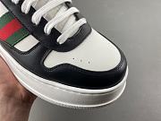 Gucci Men's chunky sneaker black and white leather 848317 AAE0H 1097 - 2
