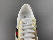 Gucci Women's chunky sneaker golden metallic leather 848307 AAFMN 8044 - 3
