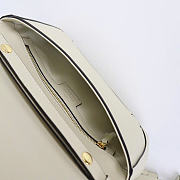 Gucci Blondie Shoulder Bag White 699268 UXX0G 9022  6.3H 11W 1.6D Strap 15.4 - 4