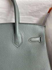 Hermes Birkin 25 Bag green Gold Togo GHW 25cm x 20cm x 13cm - 3
