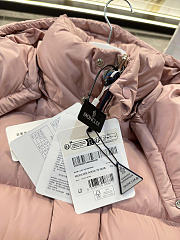 Moncler Maya 70 Hooded Short Down Jacket Pink 54A81 51A - 2