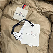 Moncler Boed Hooded Shearling-Trimmed Short Down Jacket Camel Beige K20931A00099595FE239 - 6
