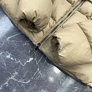 Moncler Boed Hooded Shearling-Trimmed Short Down Jacket Camel Beige K20931A00099595FE239 - 4