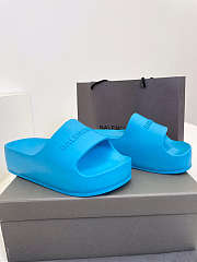 Balenciaga Chunky Slide Blue (Women's) Blue 654315W1S894000 - 5