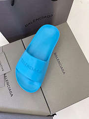 Balenciaga Chunky Slide Blue (Women's) Blue 654315W1S894000 - 4