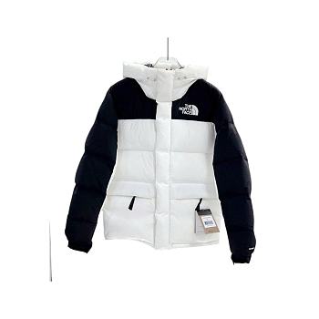 The North Face Himalayan Down Parka Jacket Black White NF0A4QYXFN4