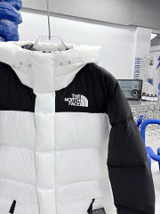 The North Face Himalayan Down Parka Jacket Black White NF0A4QYXFN4 - 6