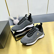 Chanel 23K 2023 Suede CC Sport Lace Up Sneakers Gray G45331 B14494 NS299 - 3