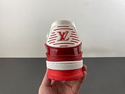 Louis Vuitton Trainer Sneaker Red 1AJ153 - 6