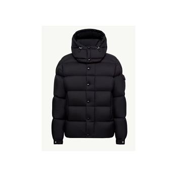 Moncler Maya 70 Hooded Short Down Jacket Black (Detachable Hood) K20911A0020553333