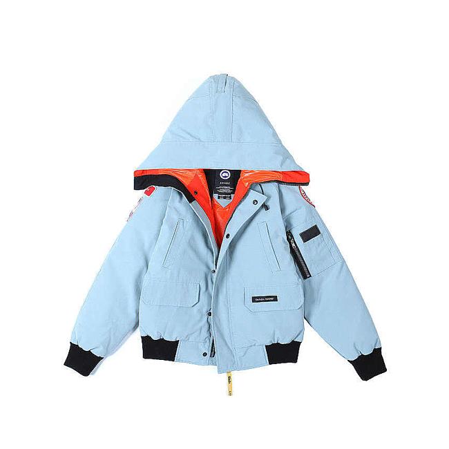 Canada Goose Bomber co-branded NBA By Rhude Blue BKKK006 - 1