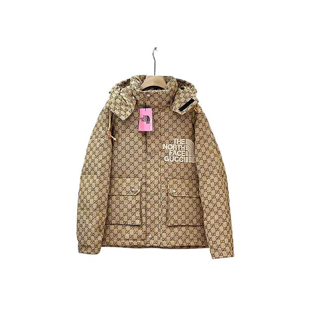 Gucci x The North Face Print Jacket Beige/Ebony SS21 - 1