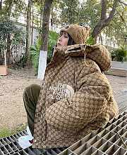 Gucci x The North Face Print Jacket Beige/Ebony SS21 - 4