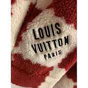 Louis Vuitton x Nigo Jacquard Damier Fleece Blouson Garnet Red 1A9GKK - 2