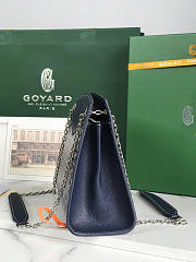 Goyard Rouette Mini Bag Structuré Navy Blue ROUETSMINTY12CL12P 20.5 cm x6.5 cm x15.0 cm - 5
