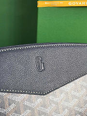 Goyard Rouette Mini Bag Structuré Navy Blue ROUETSMINTY12CL12P 20.5 cm x6.5 cm x15.0 cm - 3