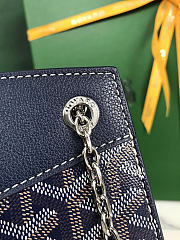 Goyard Rouette Mini Bag Structuré Navy Blue ROUETSMINTY12CL12P 20.5 cm x6.5 cm x15.0 cm - 2
