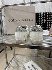 Golden Goose Women’s Old School with silver glitter star and ice-gray suede tongue GWF00111.F005122.10273 - 6