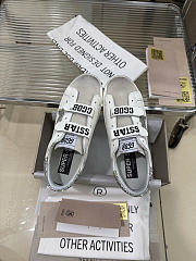 Golden Goose Women’s Old School with silver glitter star and ice-gray suede tongue GWF00111.F005122.10273 - 5