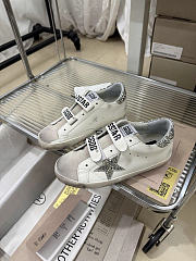 Golden Goose Women’s Old School with silver glitter star and ice-gray suede tongue GWF00111.F005122.10273 - 3