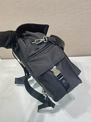 Prada Explore Re-Nylon and leather backpack Black 2VZ118_2DW3_F0002_V_OOO Length 39 x Height 37 x Base 20cm - 5